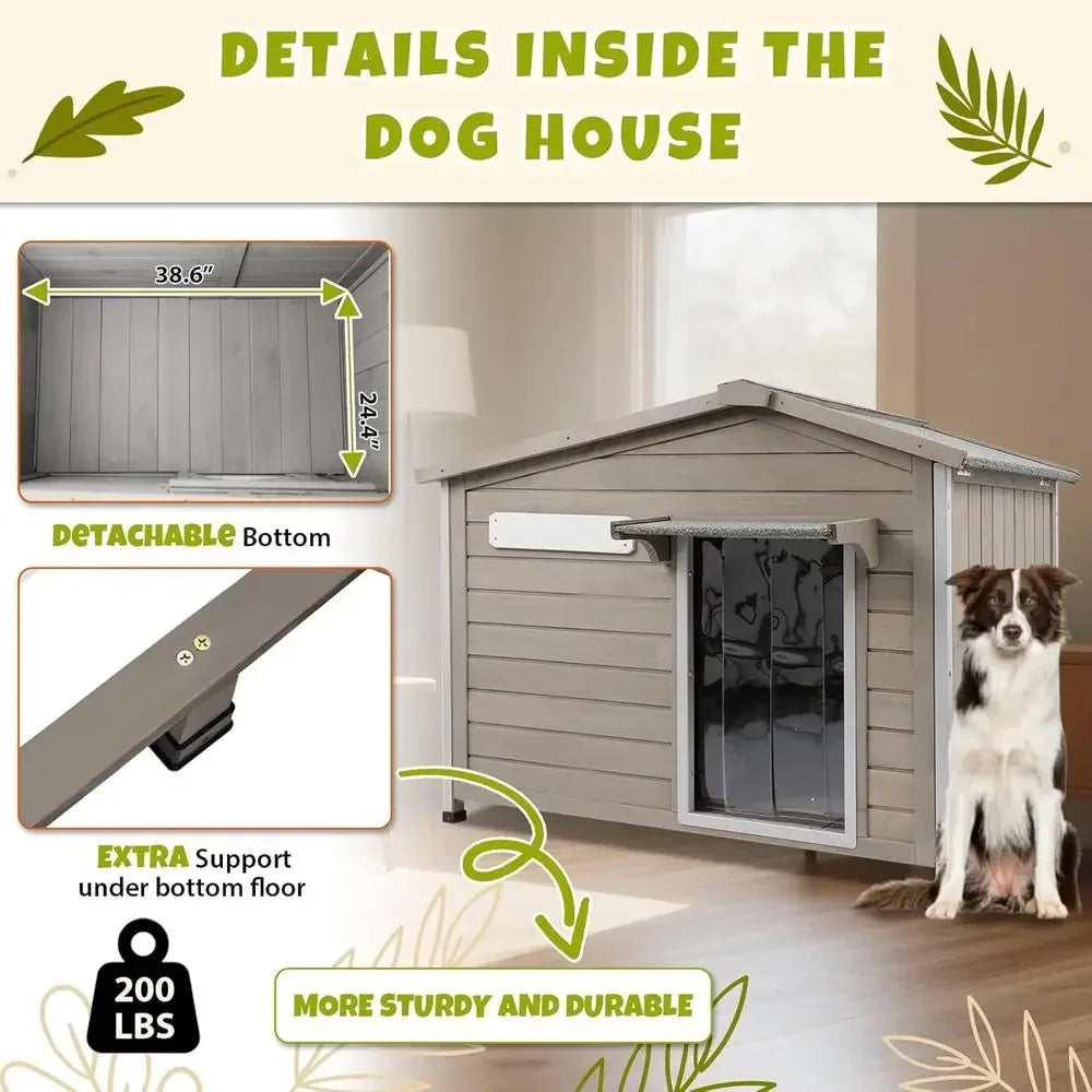 GOODNEST KENNEL | 40" Weatherproof Dog House