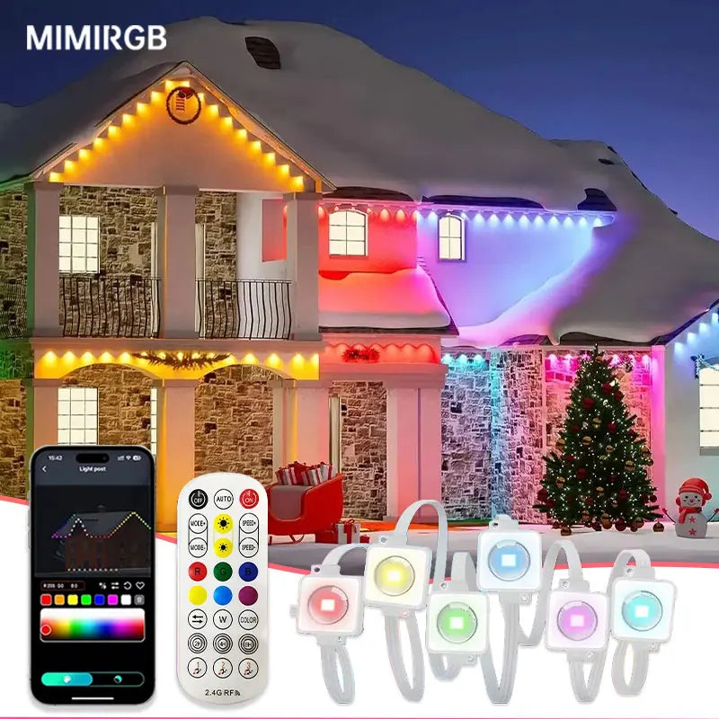 Eave 300ft Permanent Outdoor LED Lights