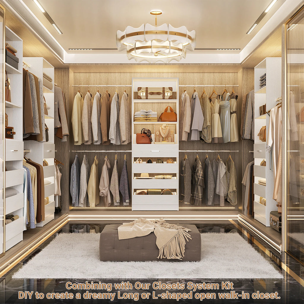 Vestry 9ft Closet System with Drawers