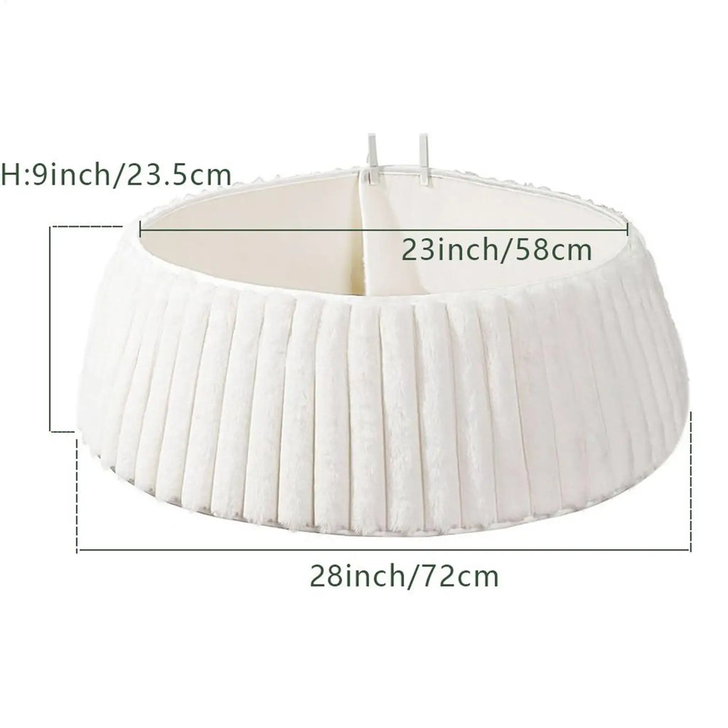 Fleece Plush Christmas Tree Collar