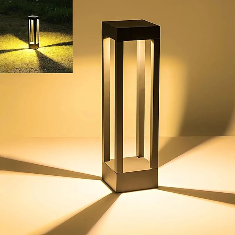 GOODNEST SLATE | Square LED Bollard Light
