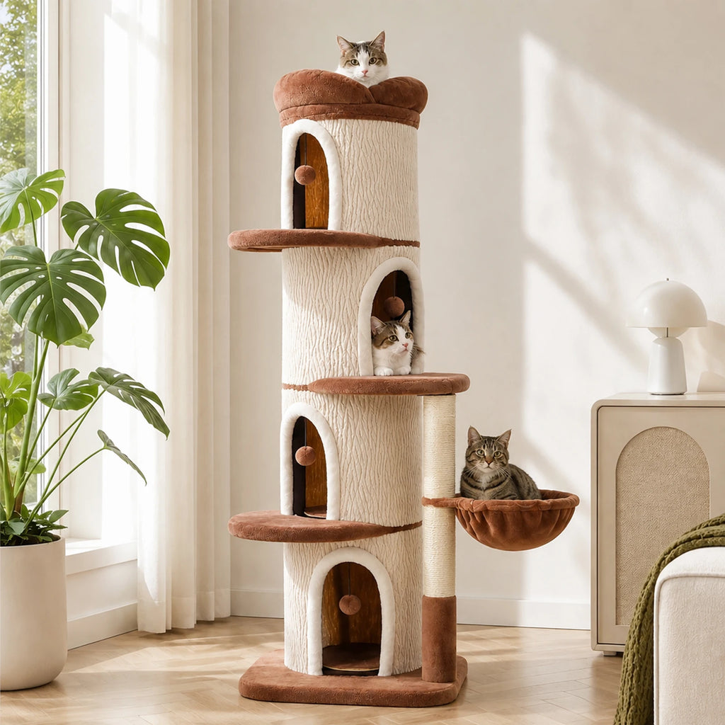 GOODNEST WARREN | 4-Condo Cat Tower