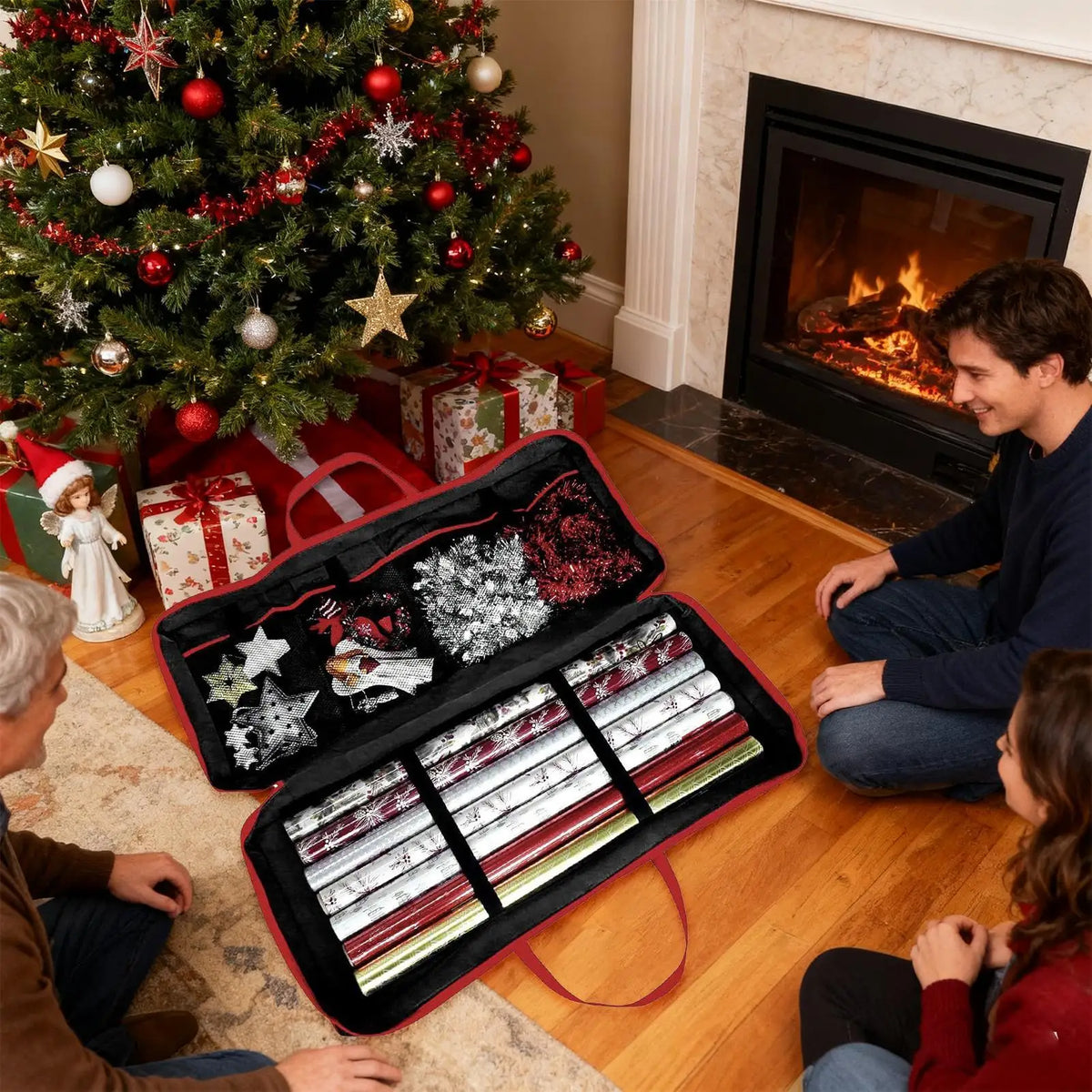 Roll Gift Wrap Storage Bag