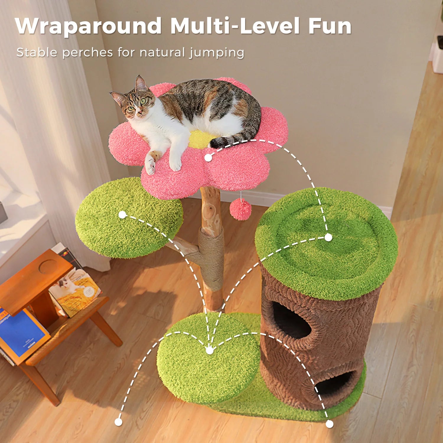 GOODNEST WARREN | 4-Condo Cat Tower