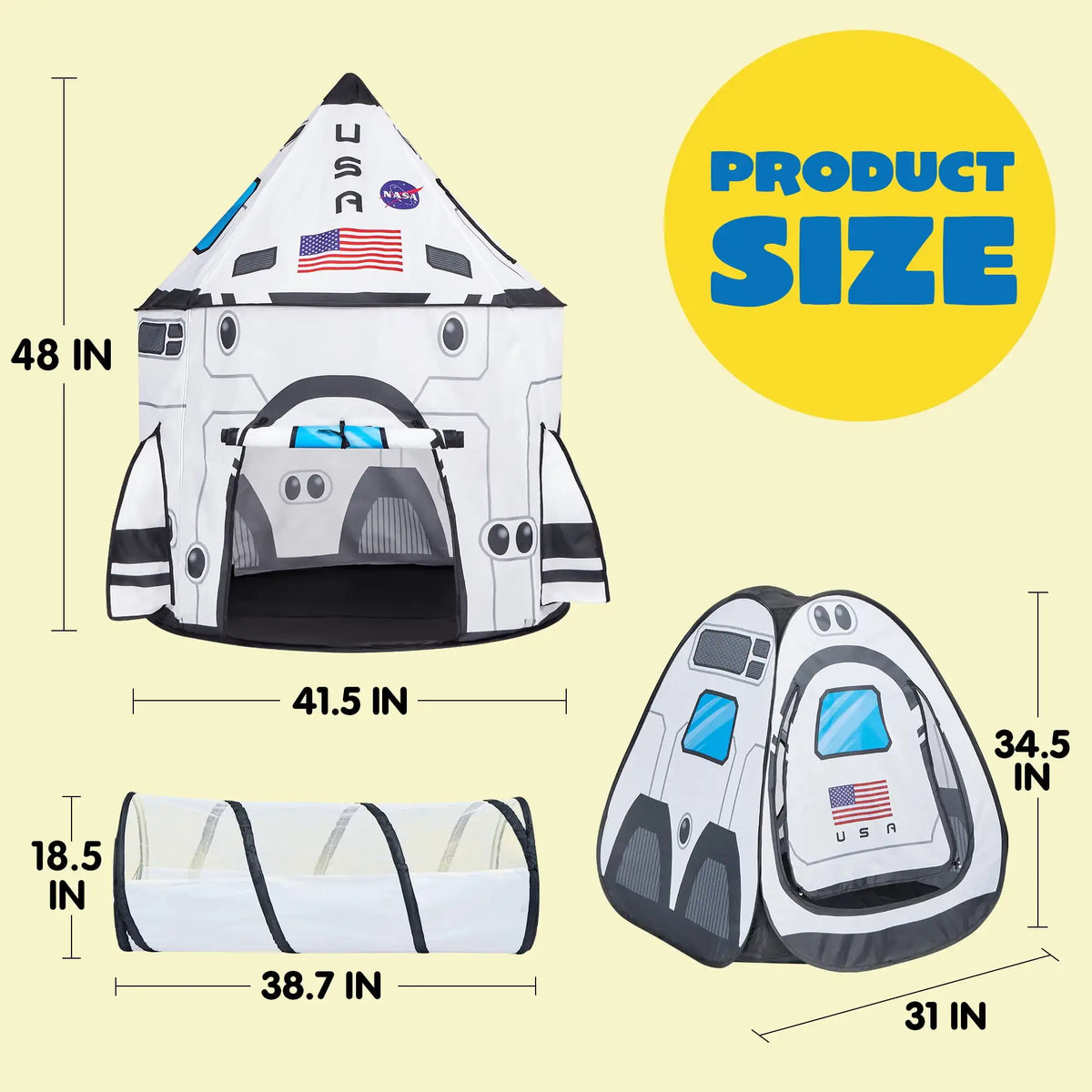 GOODNEST LAUNCH | Rocket Play Tent Set