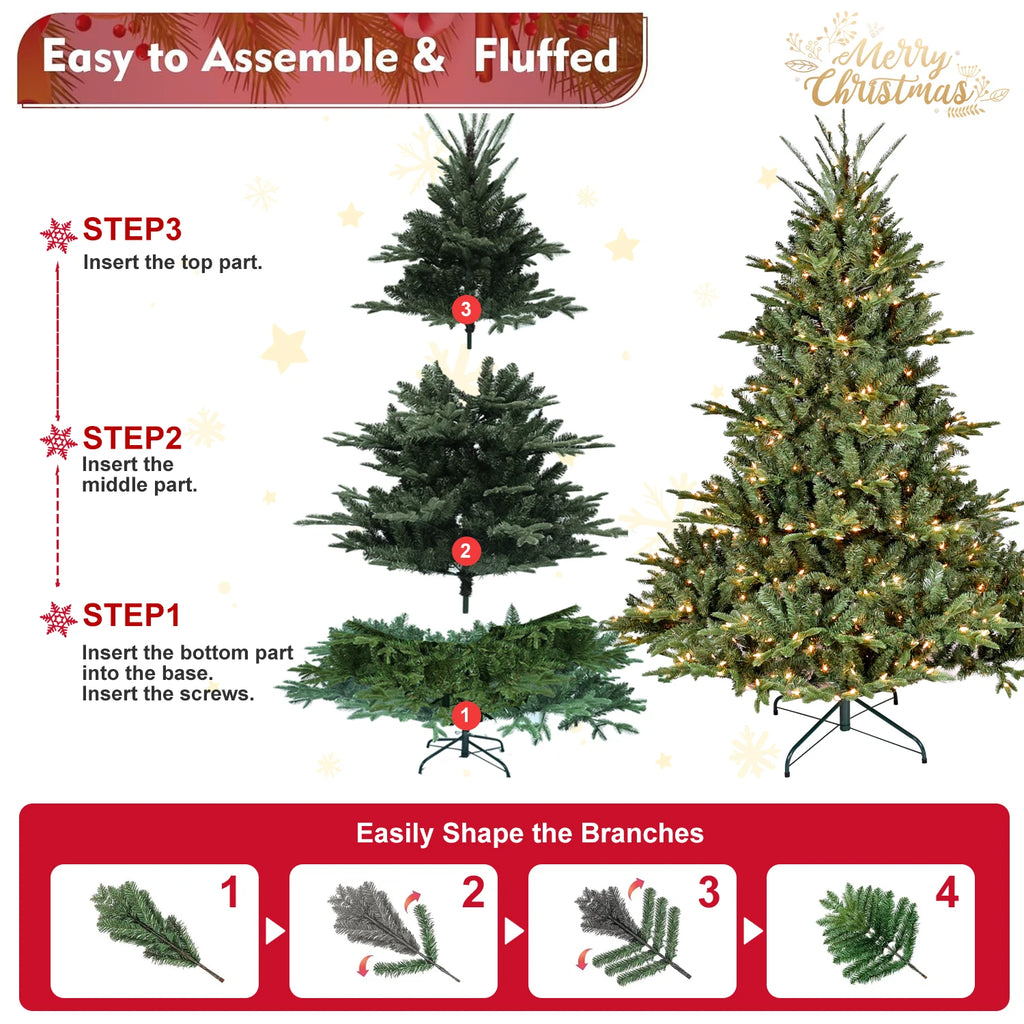 GOODNEST SPRUCE | Pre-Lit Christmas Tree
