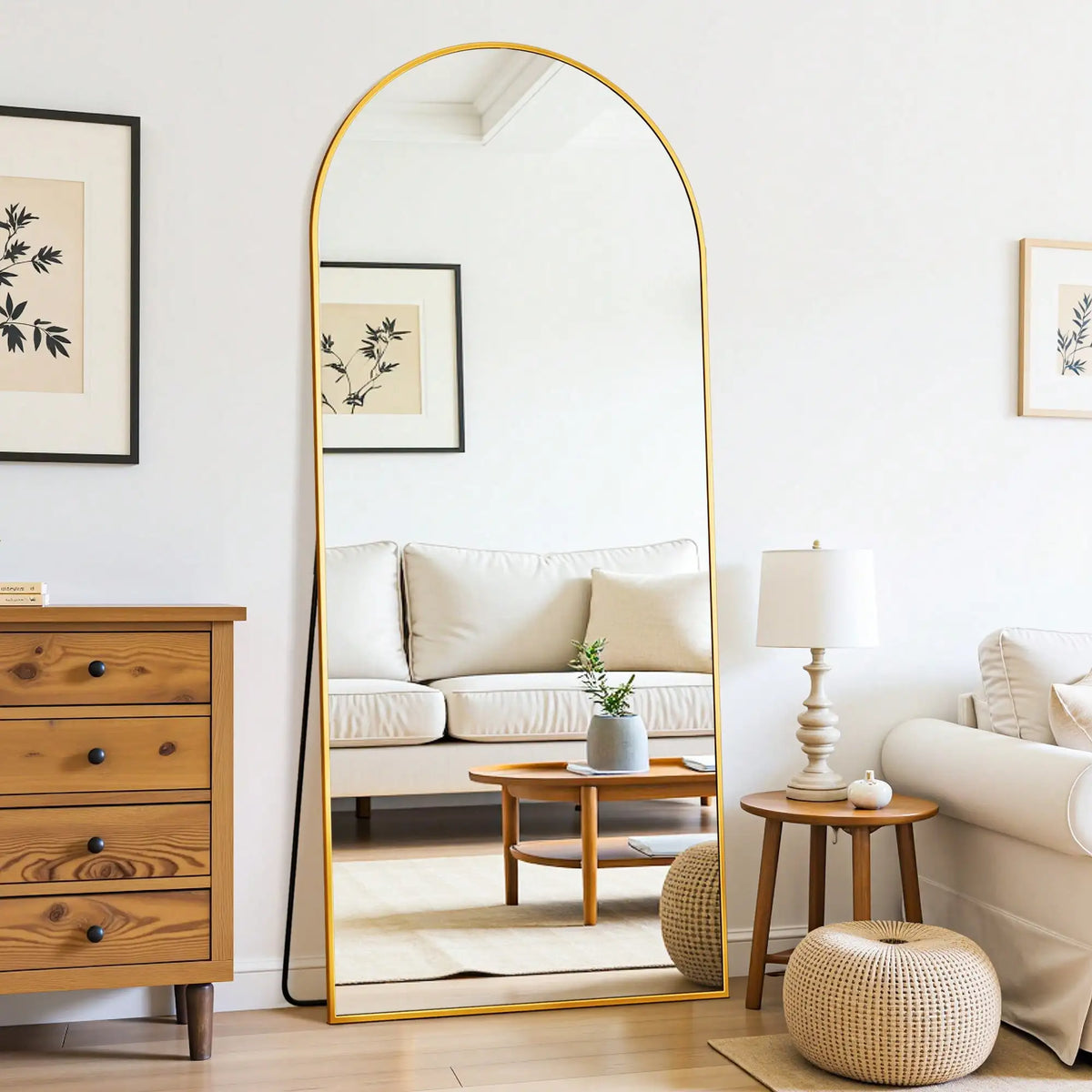 GOODNEST VISTA | 58" Arch Floor Mirror