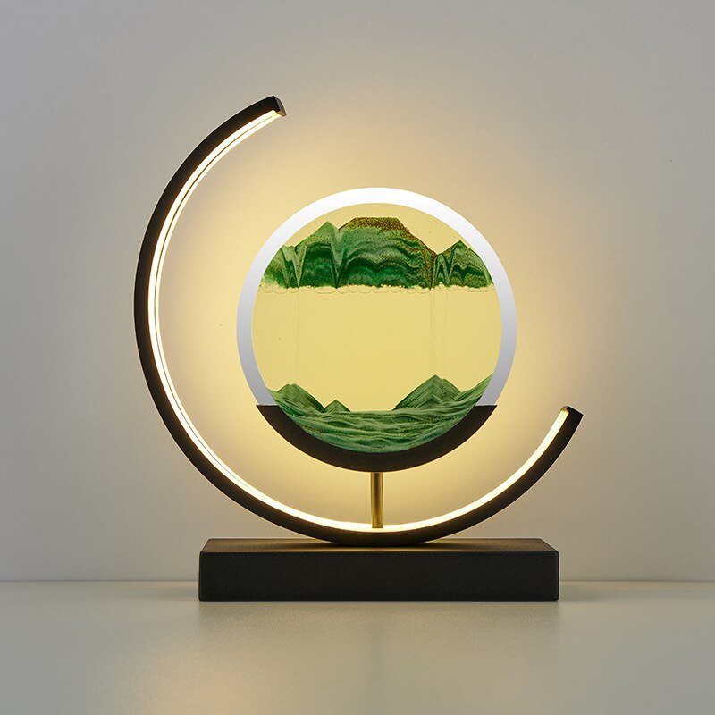 Dune 3D Moving Sand Art Table Lamp
