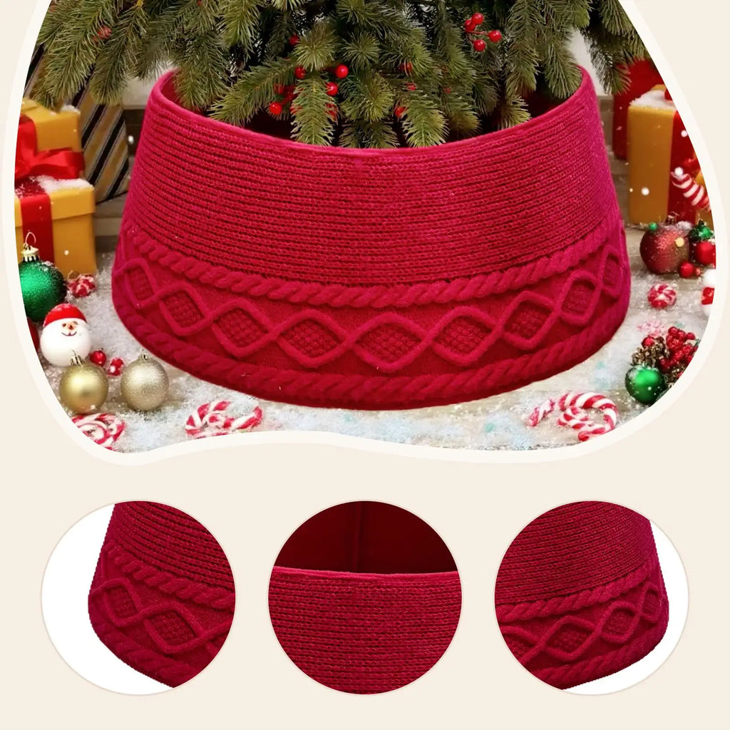 Hearth Knit Christmas Tree Collar