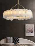 GOODNEST MERIDIA | Brass & Alabaster Chandelier