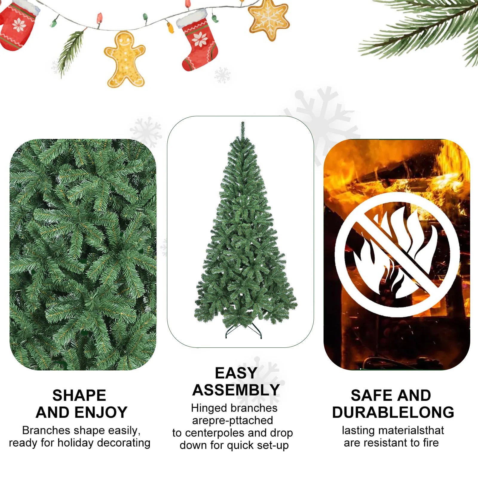 GOODNEST FIR | 6ft Artificial Christmas Tree