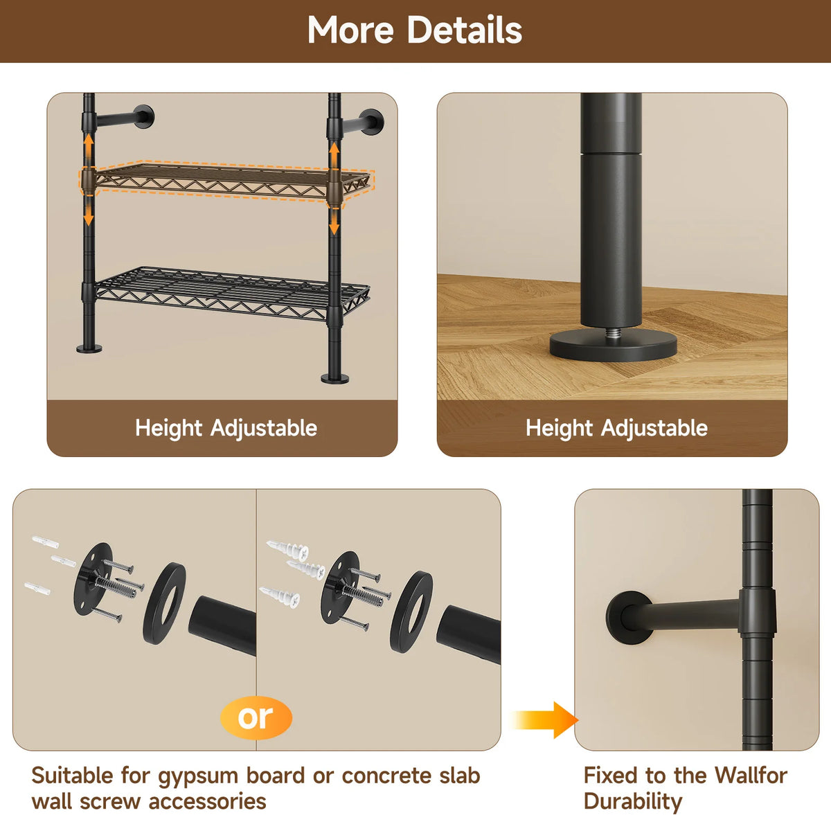Rigging Wall-Mounted Pipe Clothes Rack