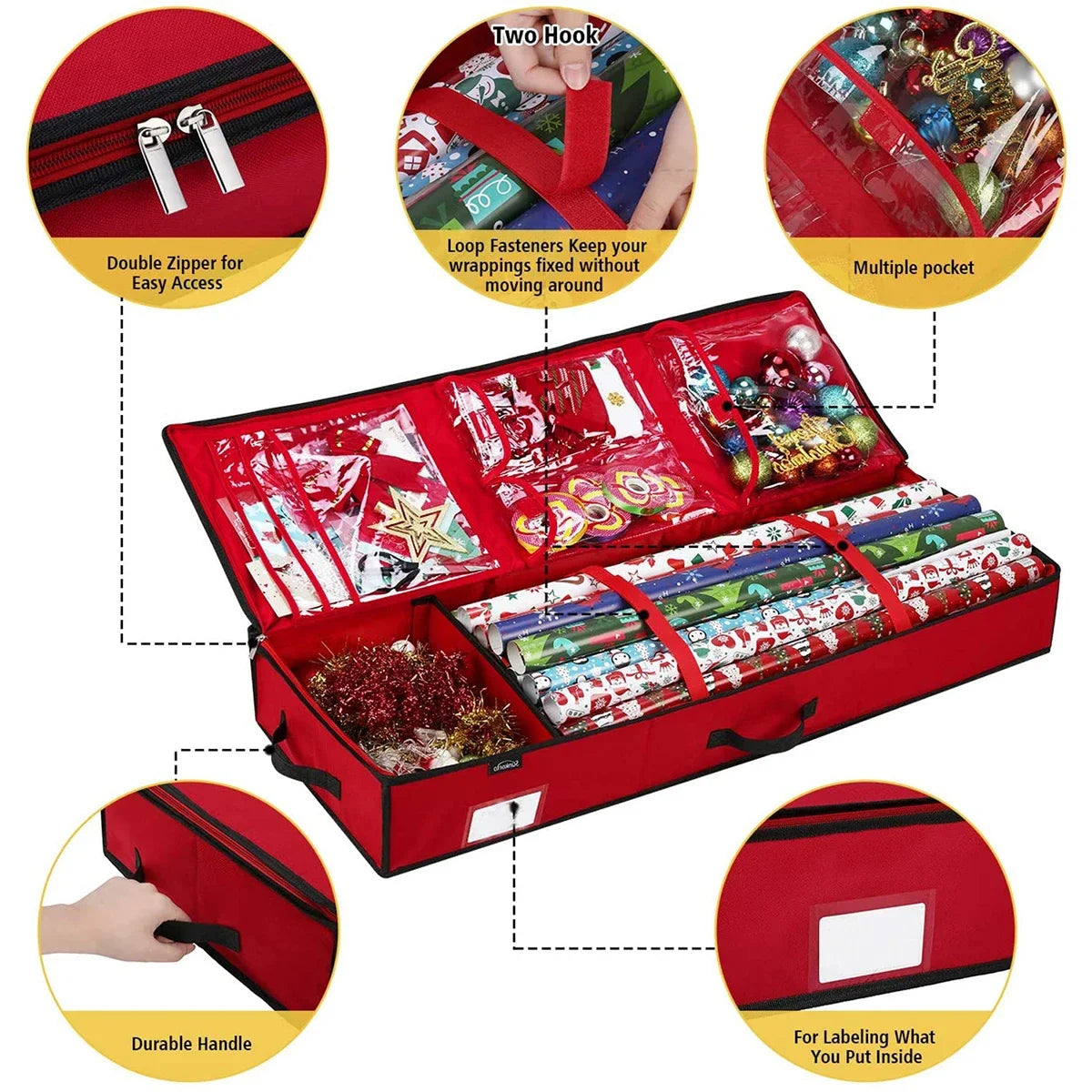 Quiver Gift Wrap Organizer Bag