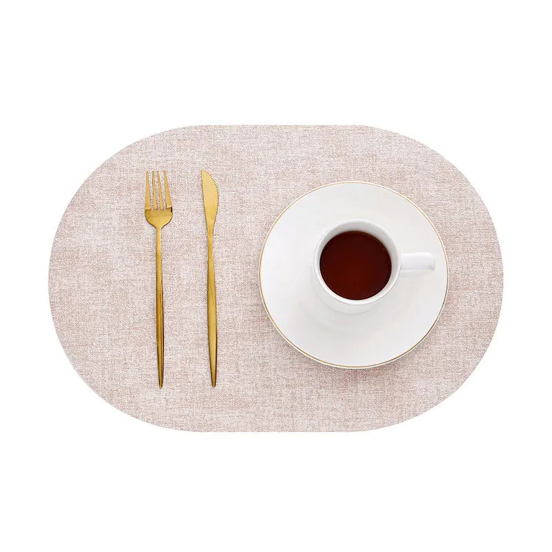 Lino Faux Leather Placemats
