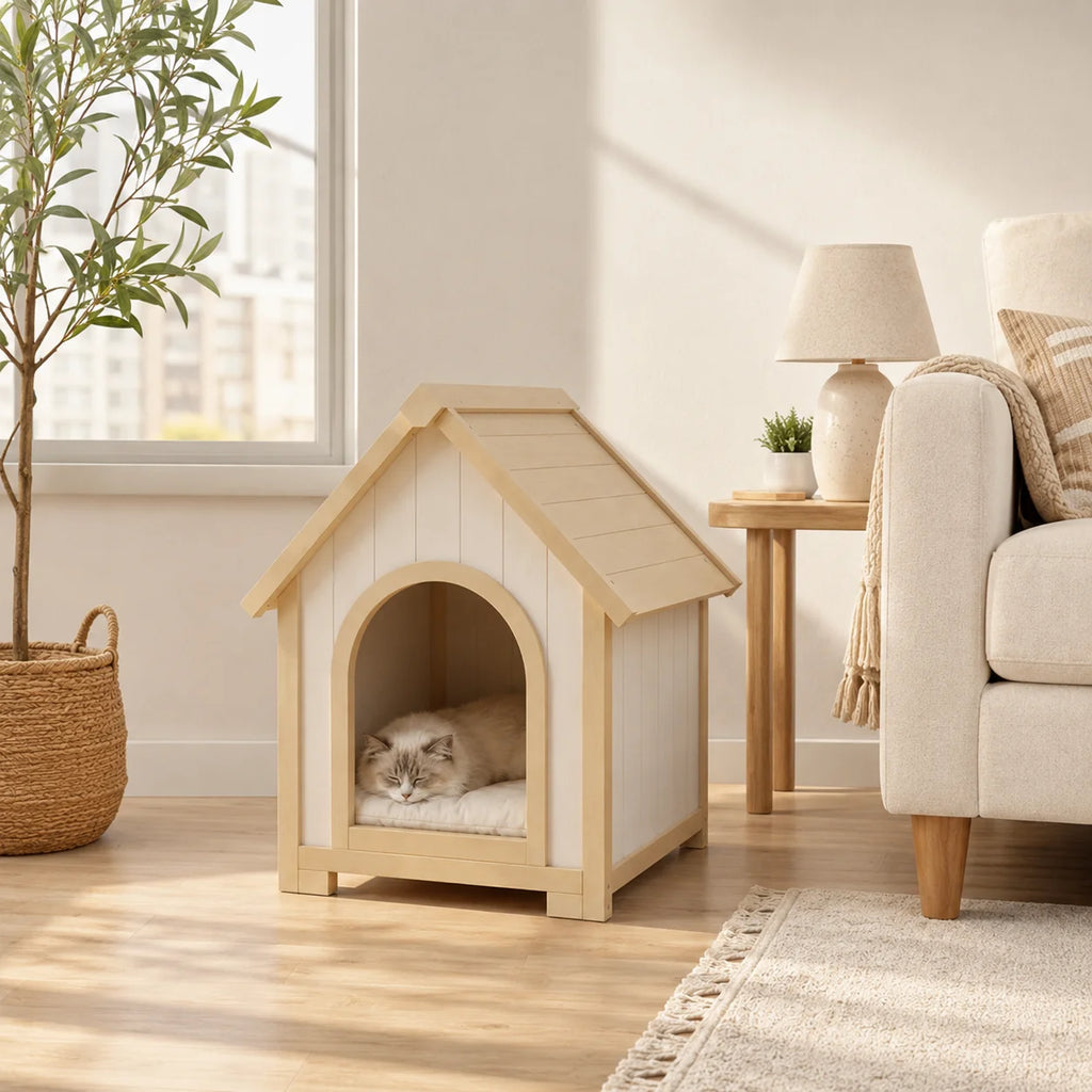 GOODNEST HUTCH | Indoor Wooden Dog & Cat House