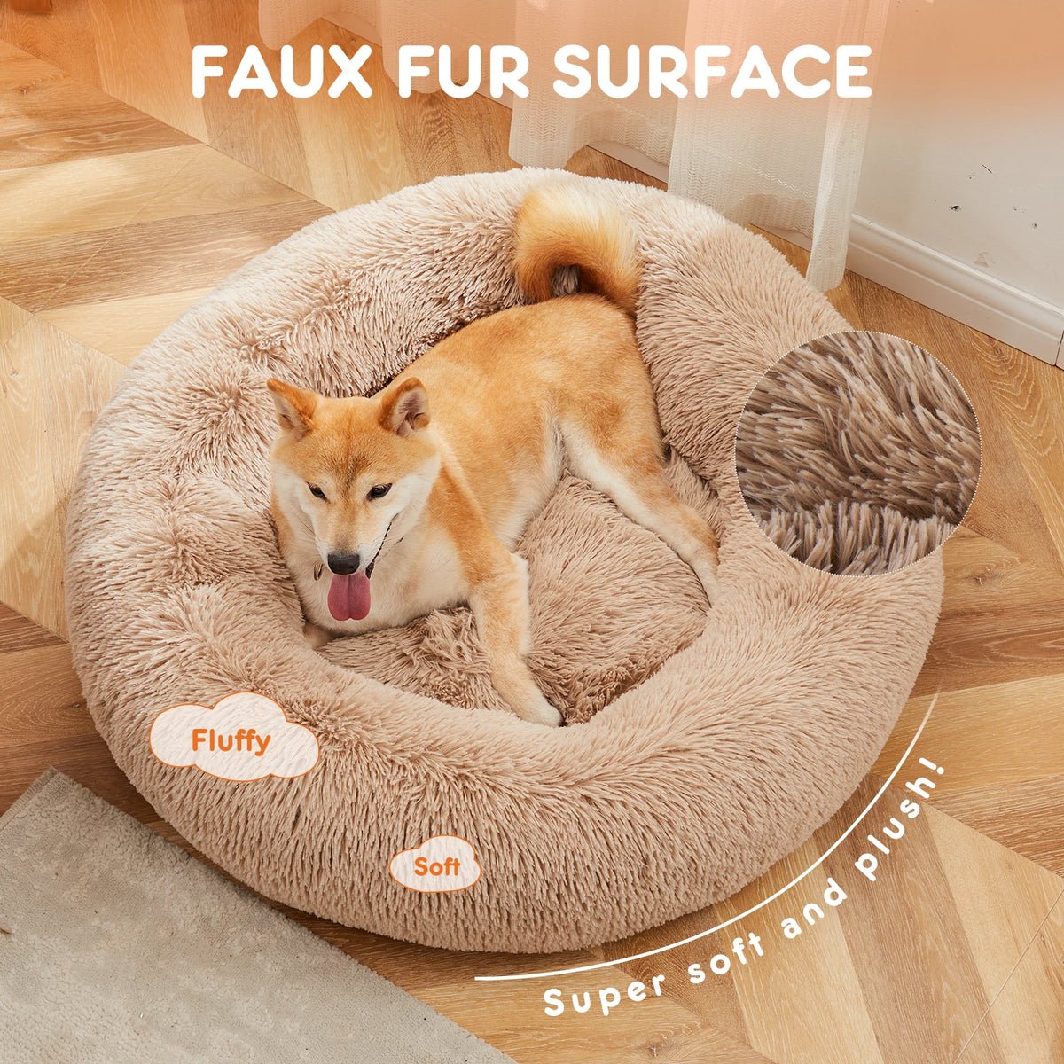 GOODNEST NEST | Calming Round Dog Bed