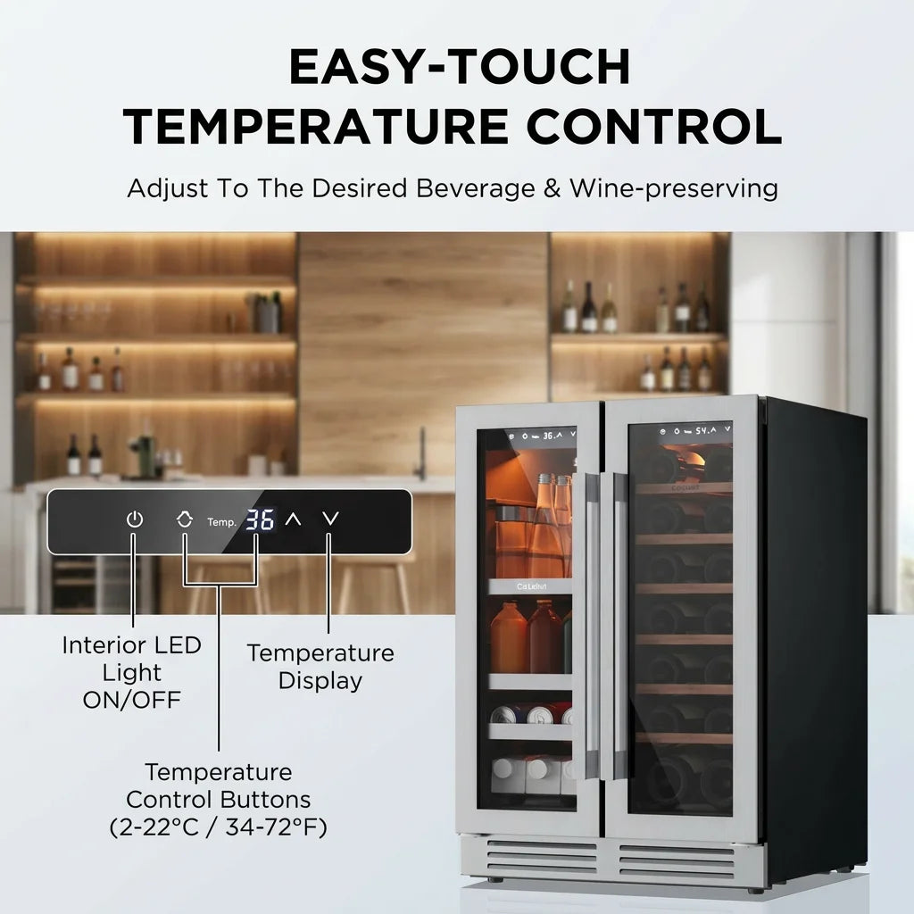 GOODNEST FROSTLINE | 24" Wine & Beverage Fridge