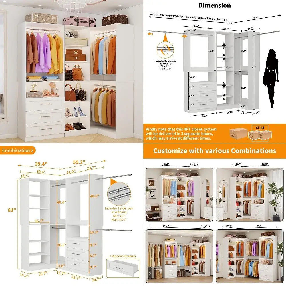 Atelier 58ft Walk-In Closet System