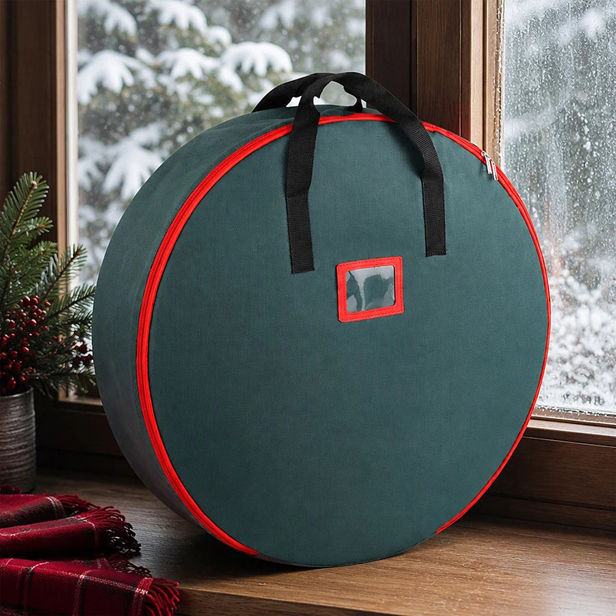 Keep Round Ornament Storage Bag