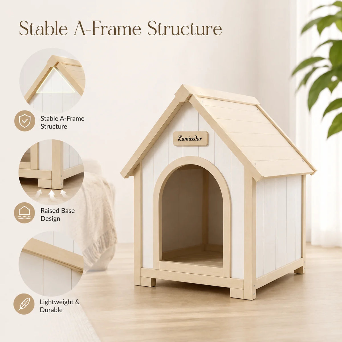 GOODNEST HUTCH | Indoor Wooden Dog & Cat House