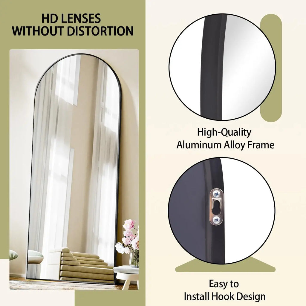 GOODNEST MONOLITH | 71" Arch Floor Mirror
