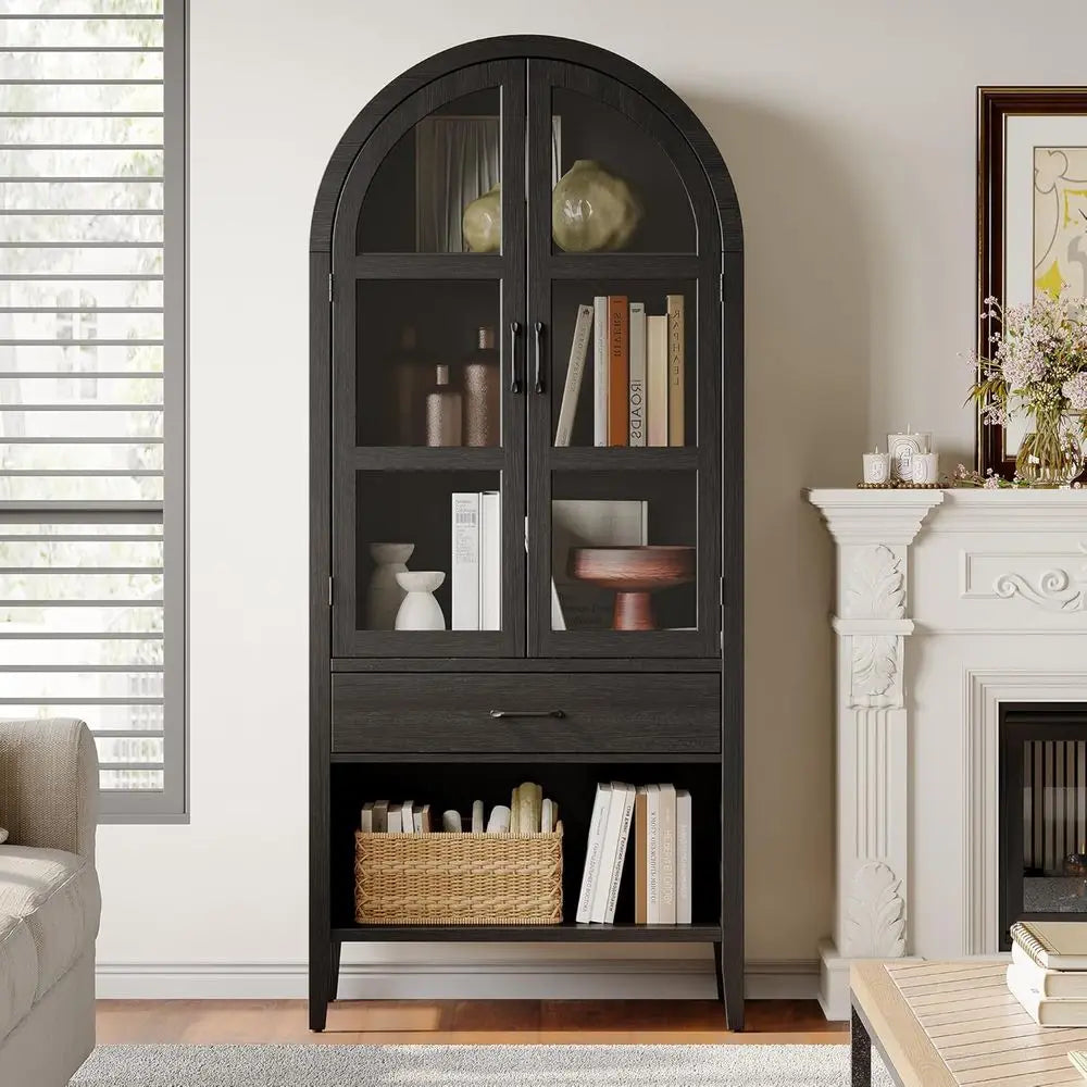 GOODNEST ARCH | 71" Arched Wine Bar Cabinet