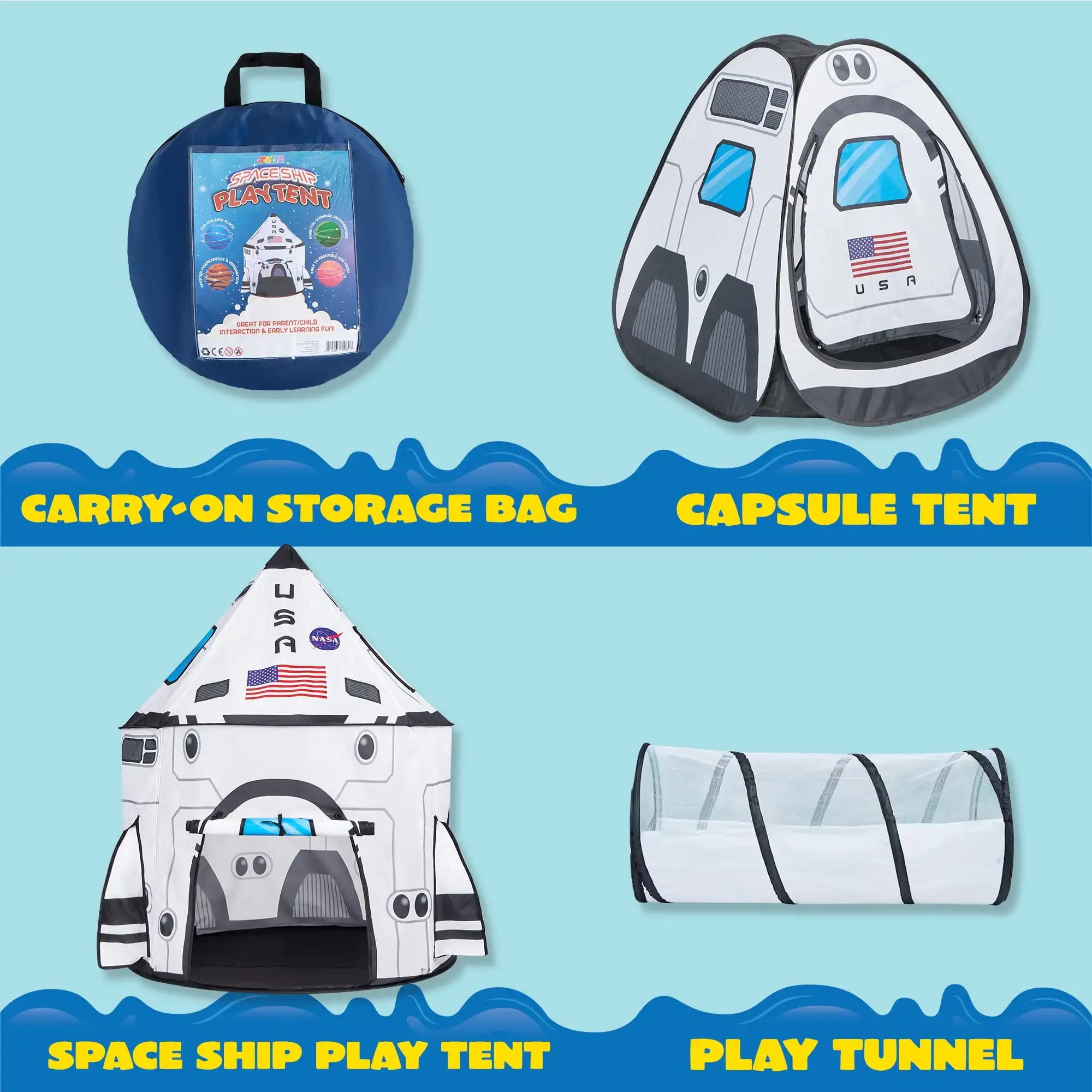 GOODNEST LAUNCH | Rocket Play Tent Set