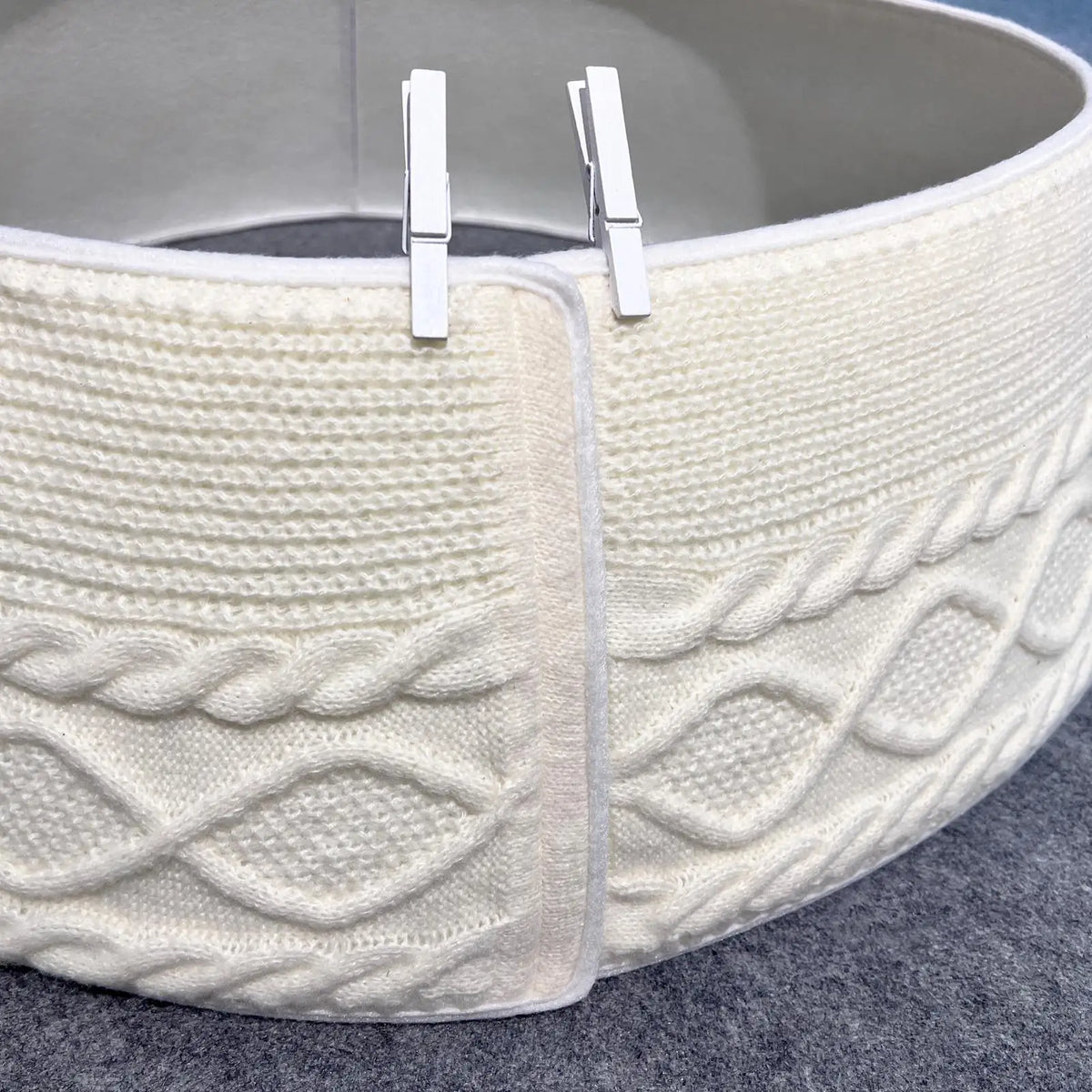 Cable Knitted Christmas Tree Collar
