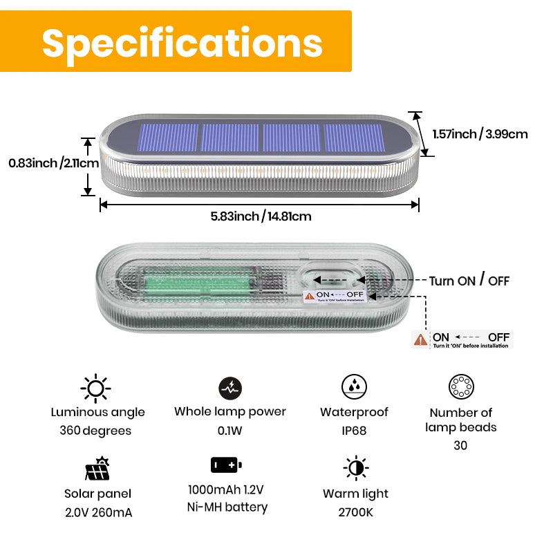 GOODNEST STEP | Solar Deck & Step Light Set