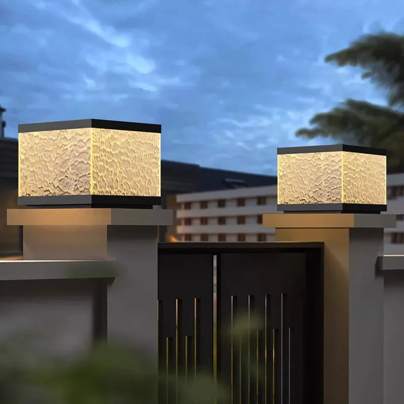 GOODNEST CAPSTONE | Solar Pillar Cap Light