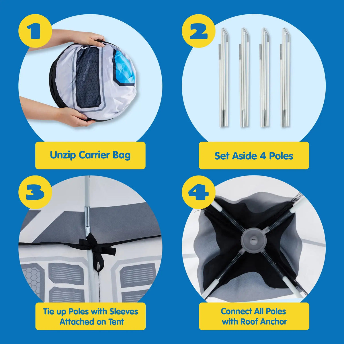 GOODNEST LAUNCH | Rocket Play Tent Set