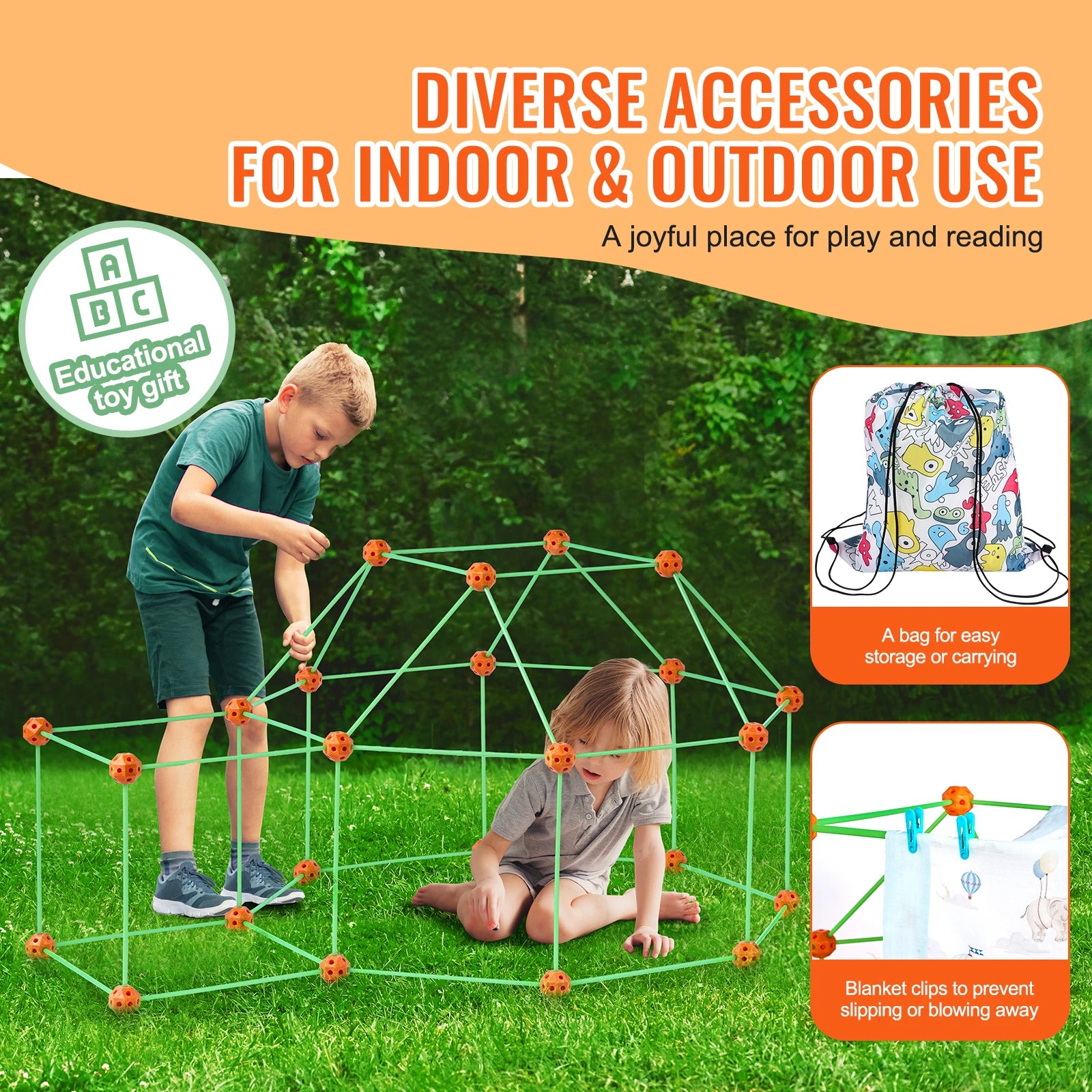 GOODNEST FORT | Indoor Fort Building Kit