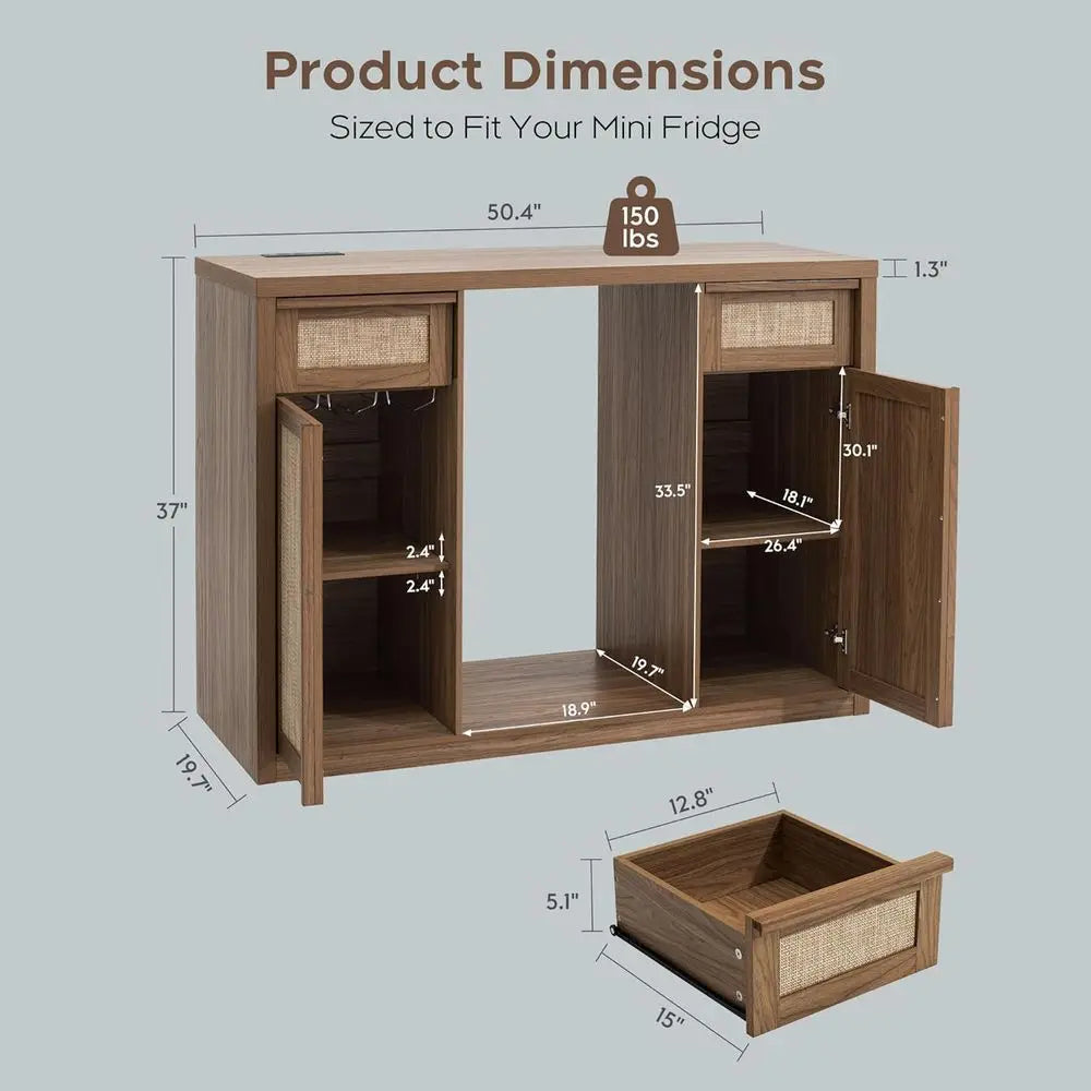 GOODNEST BARISTA | 50" Coffee Bar Cabinet