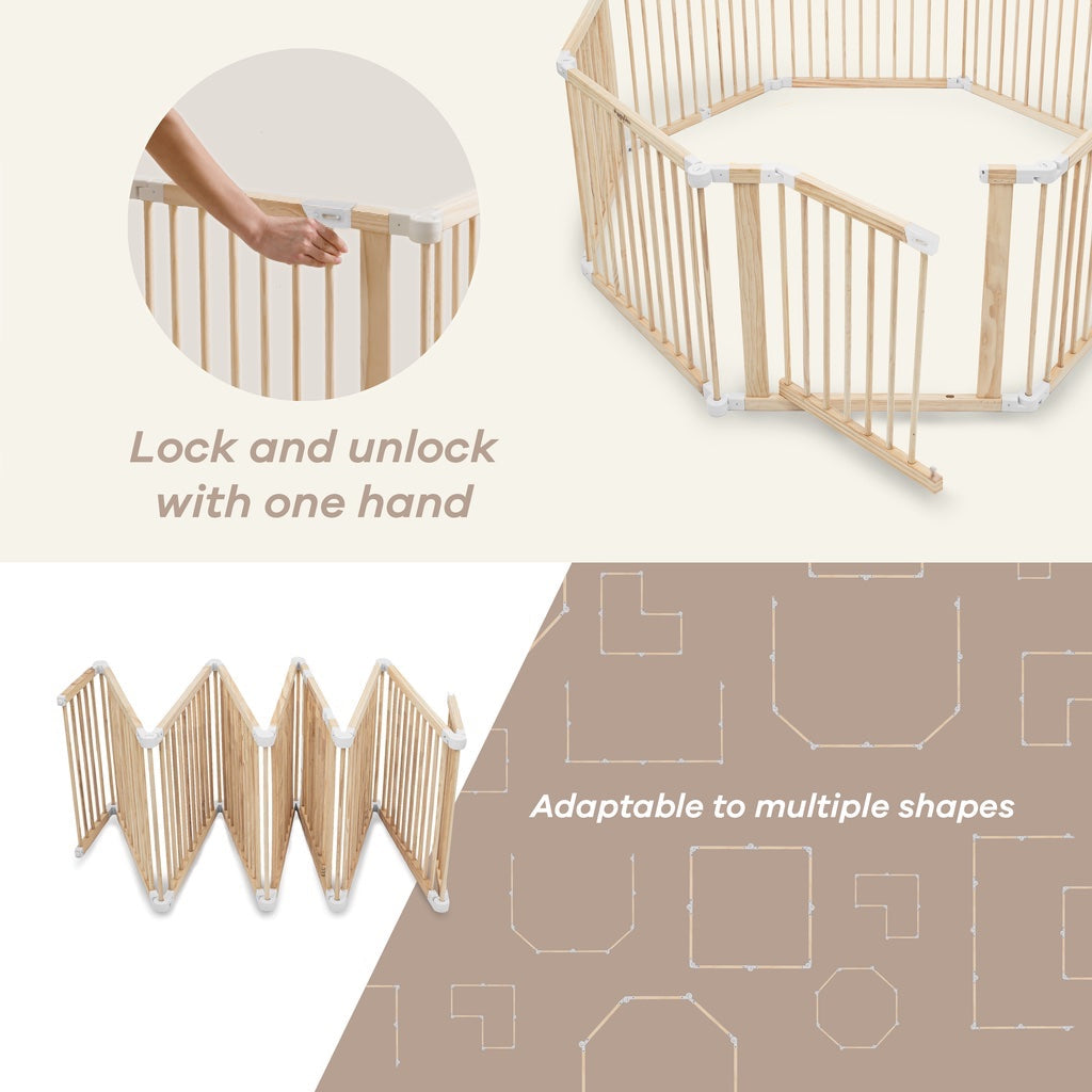 GOODNEST GROVE | Timber Pet Playpen & Tree Barrier