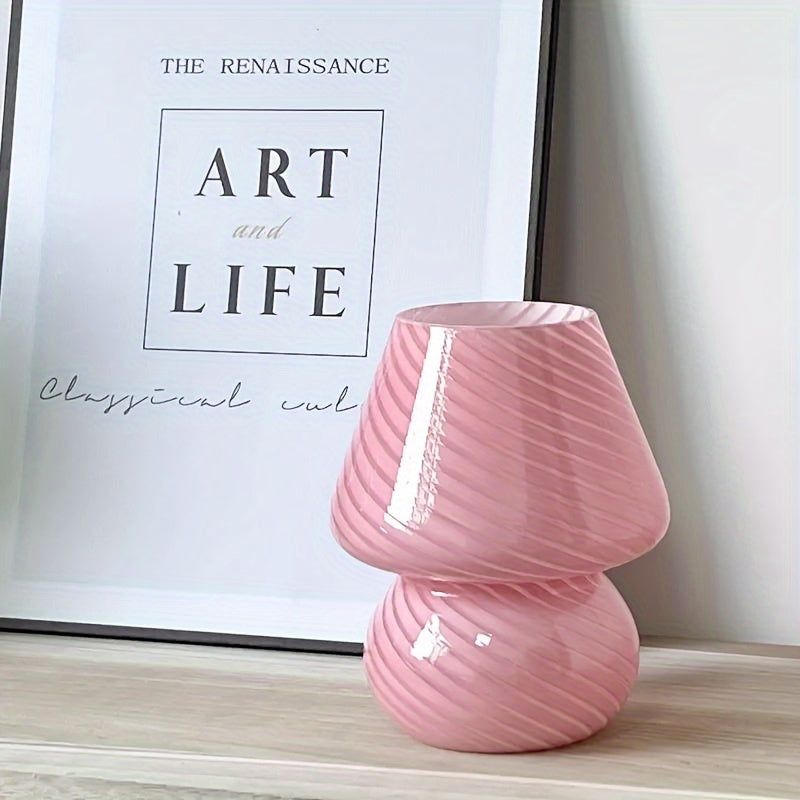 Veneto Glass Mushroom Table Lamp