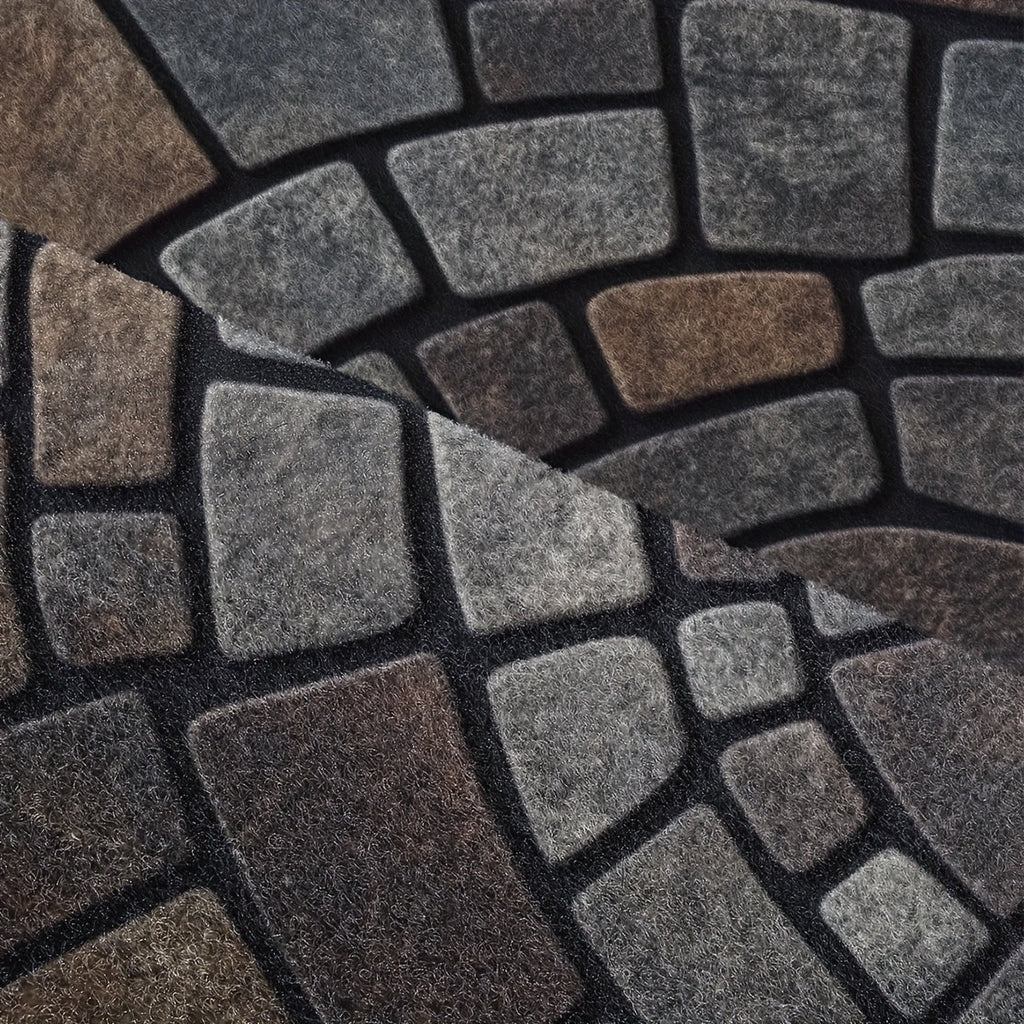 Mosaic Half-Circle Door Mat