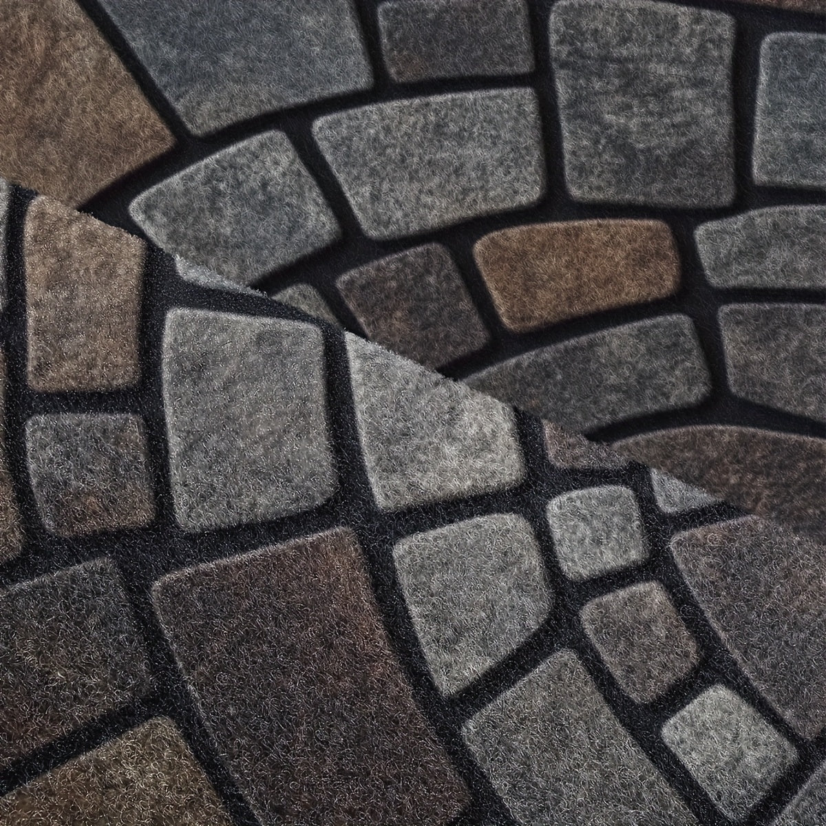 Mosaic Half-Circle Door Mat