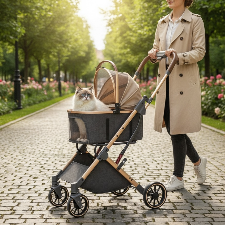 GOODNEST ROVER | 2-in-1 Foldable Pet Stroller