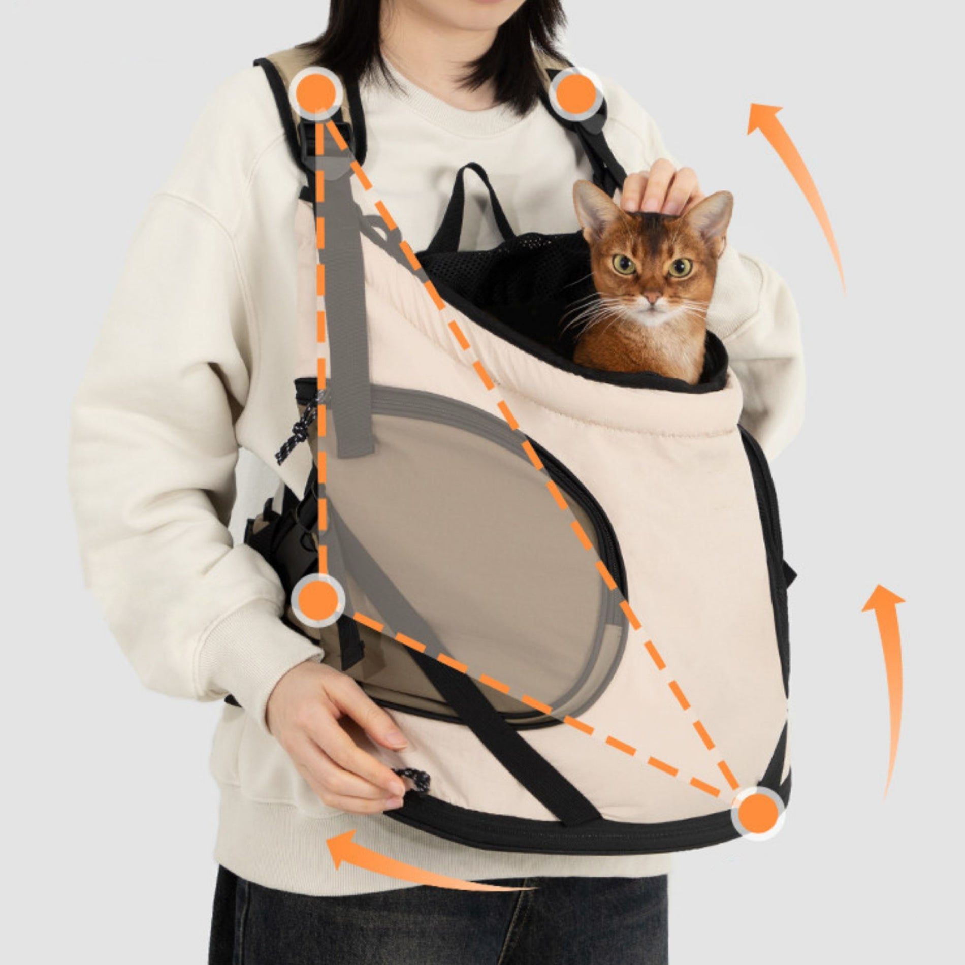 GOODNEST SATCHEL | Dual-Position Pet Backpack