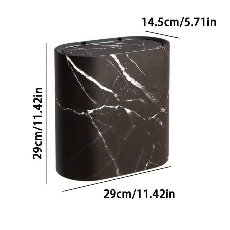 Quarry Marble-Pattern Bin