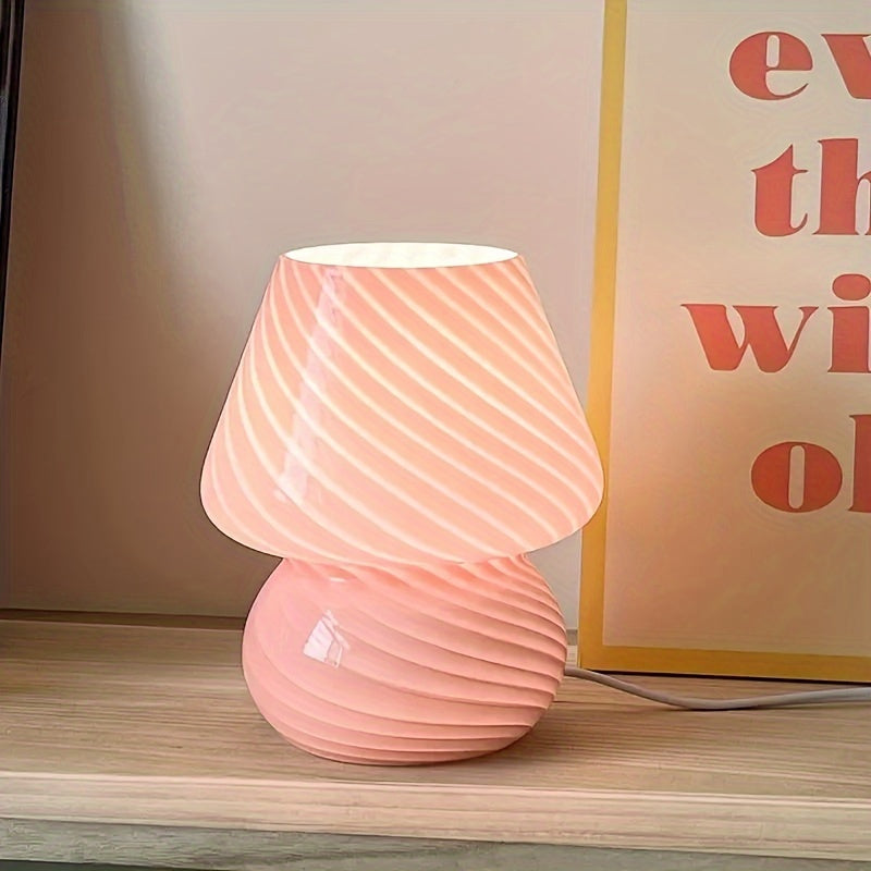 Veneto Glass Mushroom Table Lamp