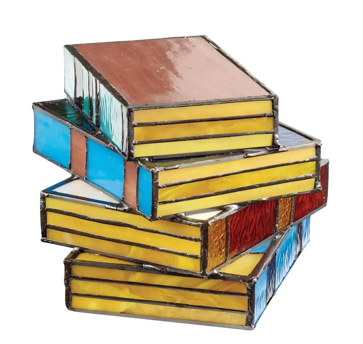 Verse Stained Glass Book Lamp