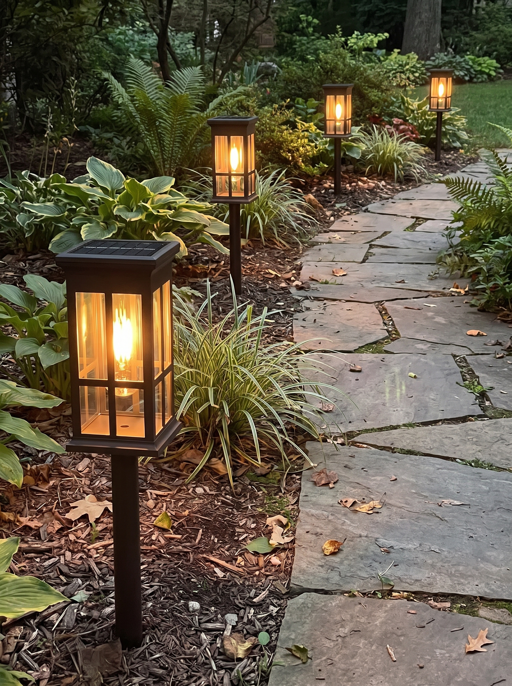 GOODNEST TRAIL solar stake light installed without any wiring