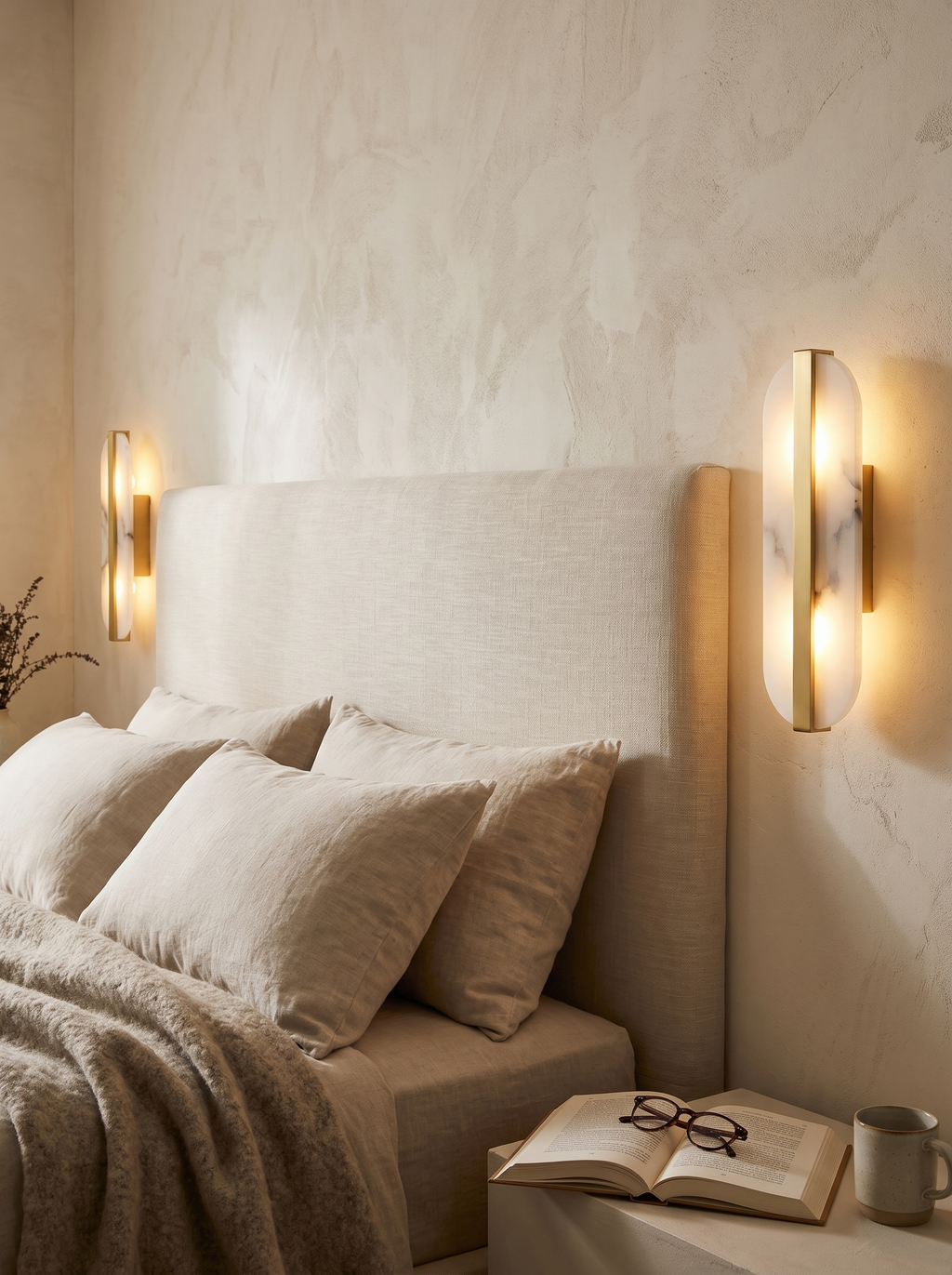 GOODNEST VESPER wall lights mounted as a matching pair