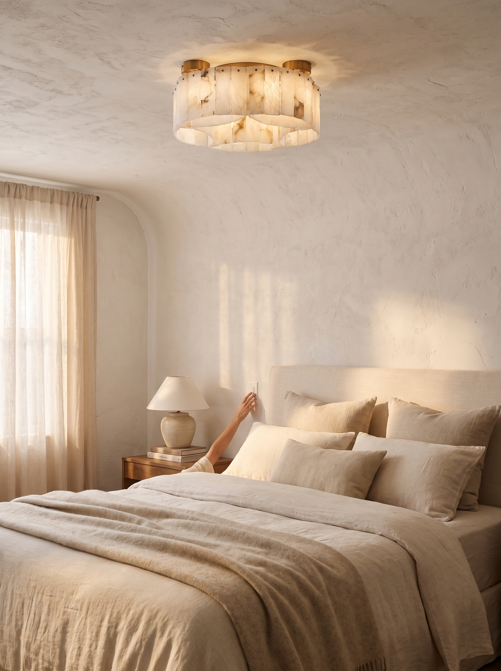 GOODNEST VEIL alabaster panels overlapping from a different angle