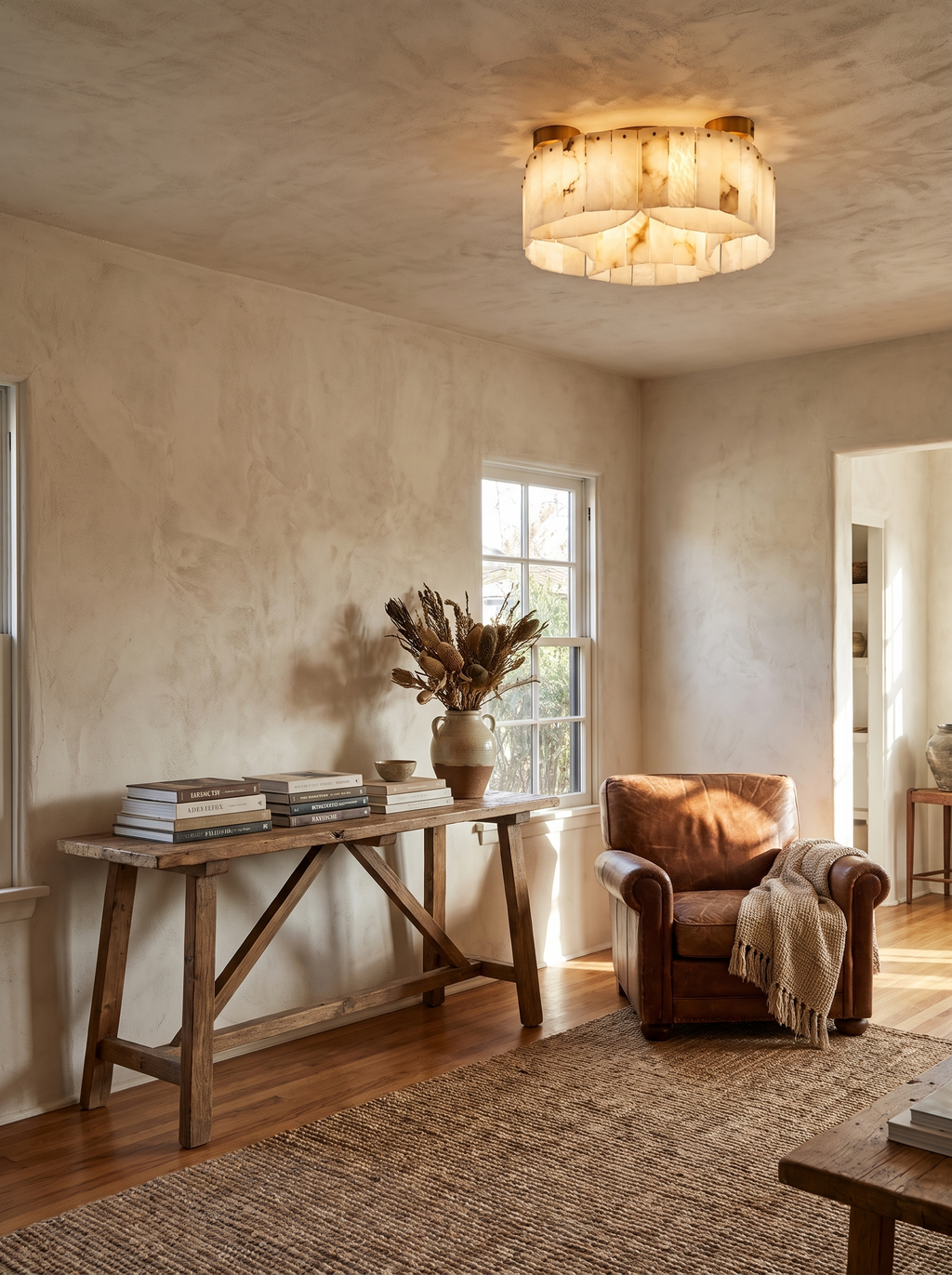 GOODNEST VEIL ceiling light with a staggered layered lower edge