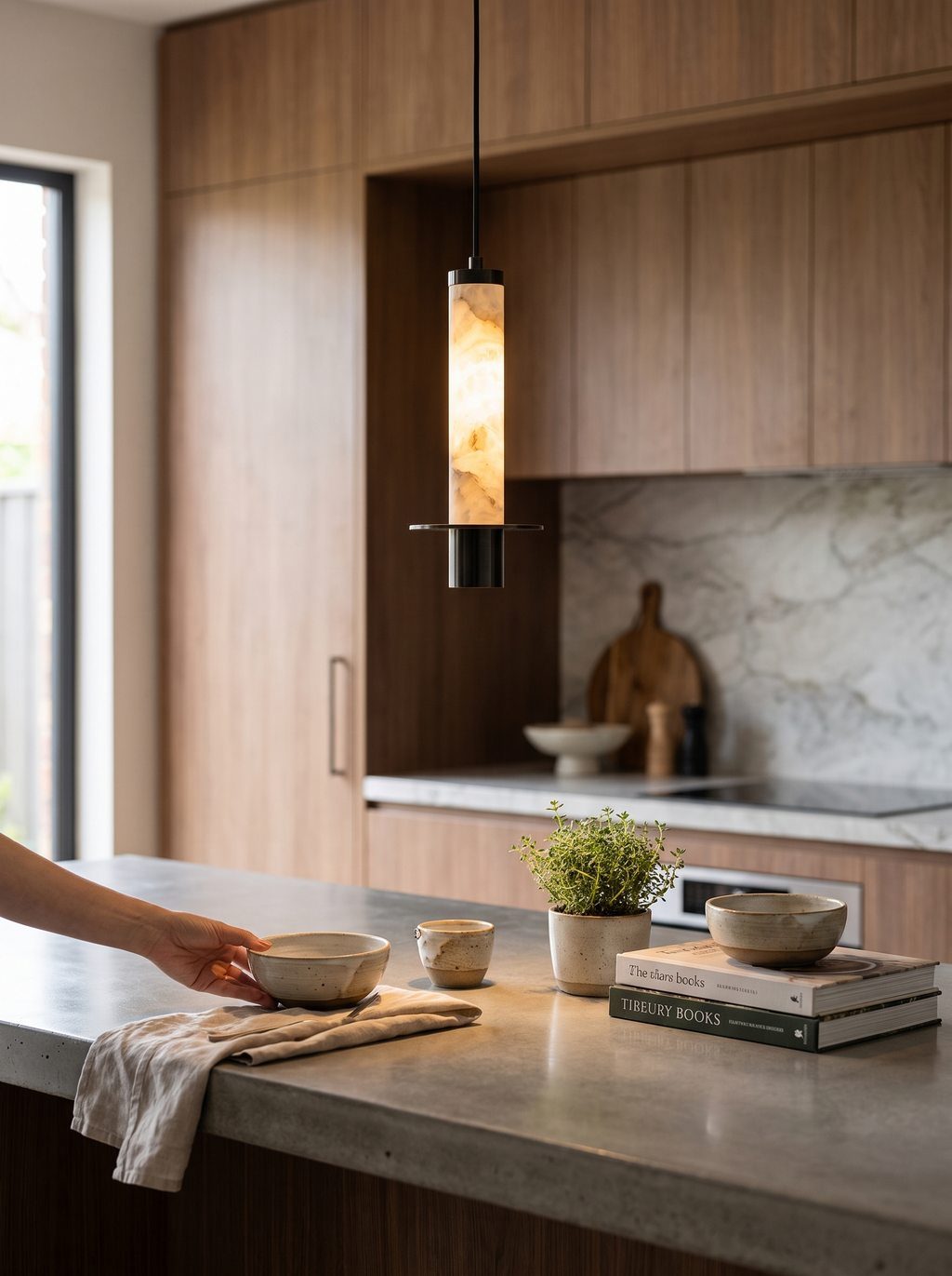 GOODNEST PLINTH black canopy and clean metal accents at the join