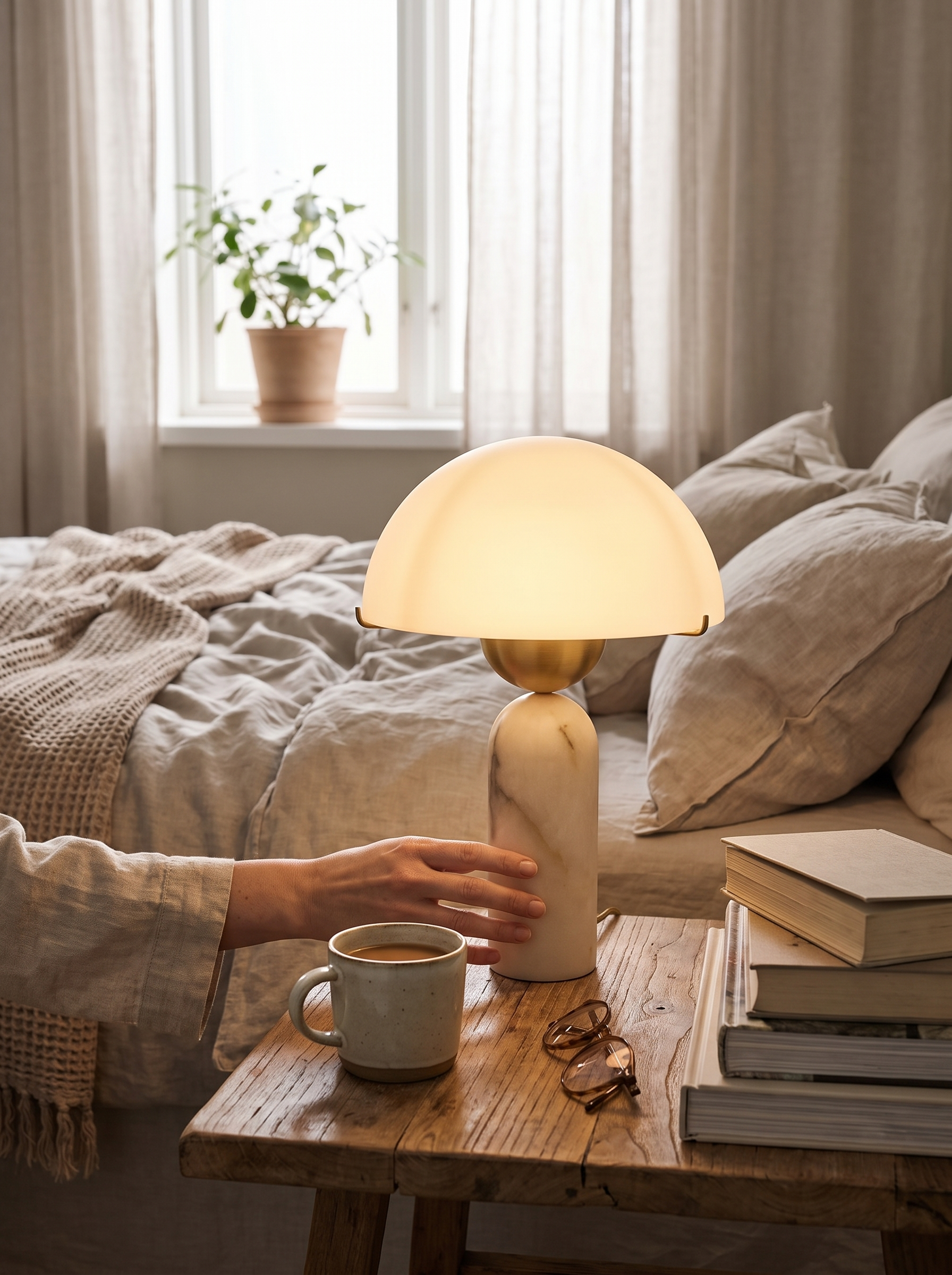 GOODNEST DUNE lamp in a calm modern interior