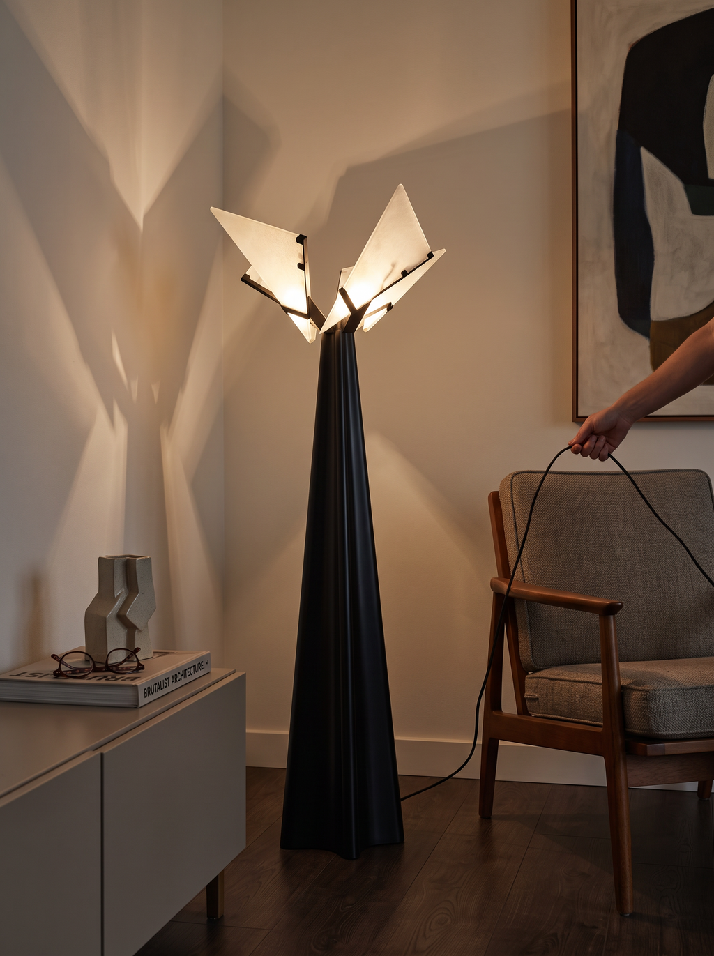 GOODNEST TERRA stone forms set at varied angles and depths
