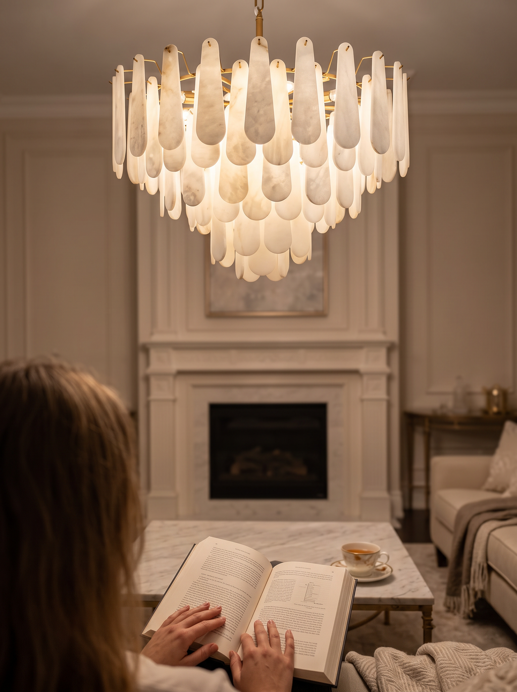 GOODNEST HALLOW layered rings reading as one shape from across a room